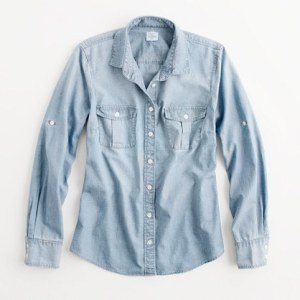 A chambray shirt can be an amazingly versatile workhorse for your wardrobe. 